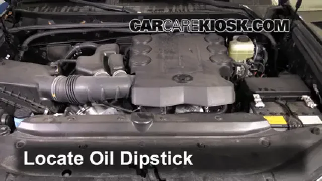 2015 Toyota 4Runner SR5 4.0L V6 Aceite Controlar nivel de aceite